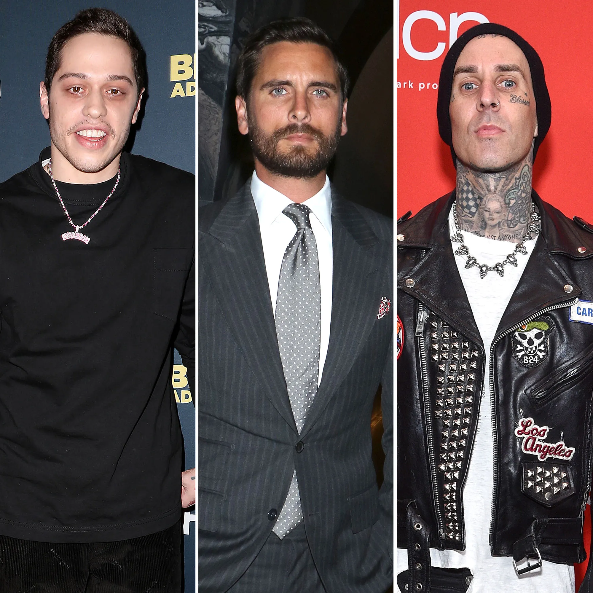 Pete Davidson, Scott Disick and Travis Barker Attend Reign’s Baseball Game