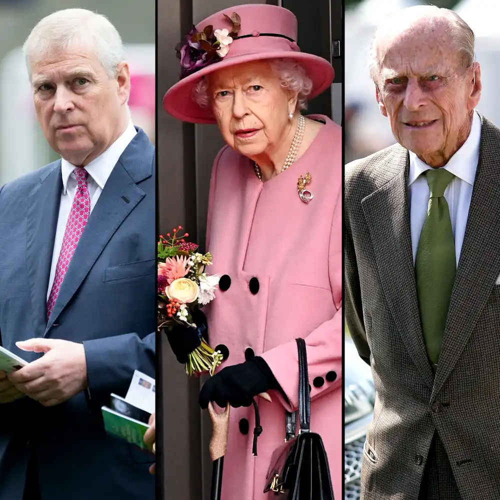 Prince Andrew Joins Queen Elizabeth II at Prince Philip's Memorial Service
