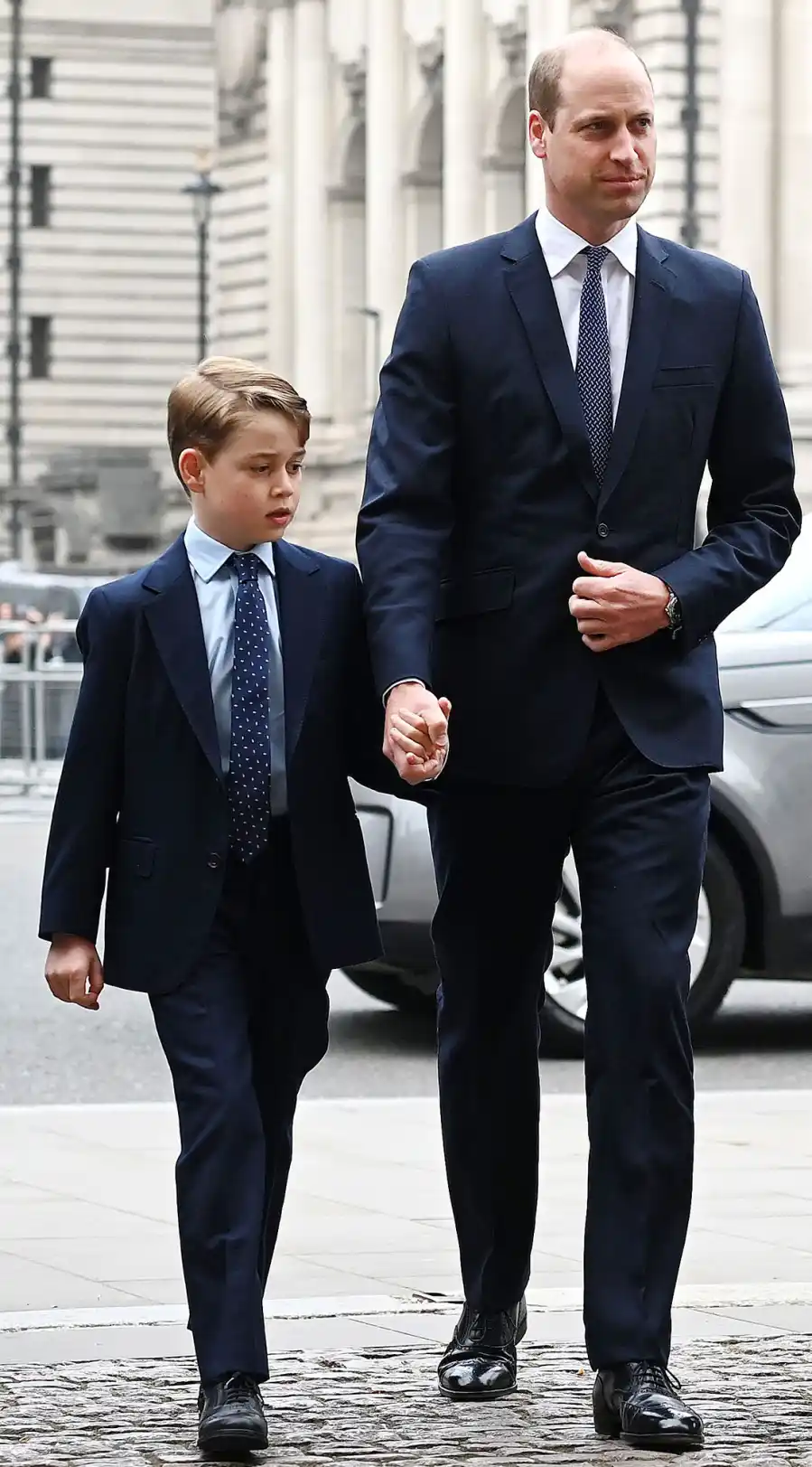 Prince William and Duchess Kate Bring Prince George and Princess Charlotte to Prince Philip Memorial Service 6
