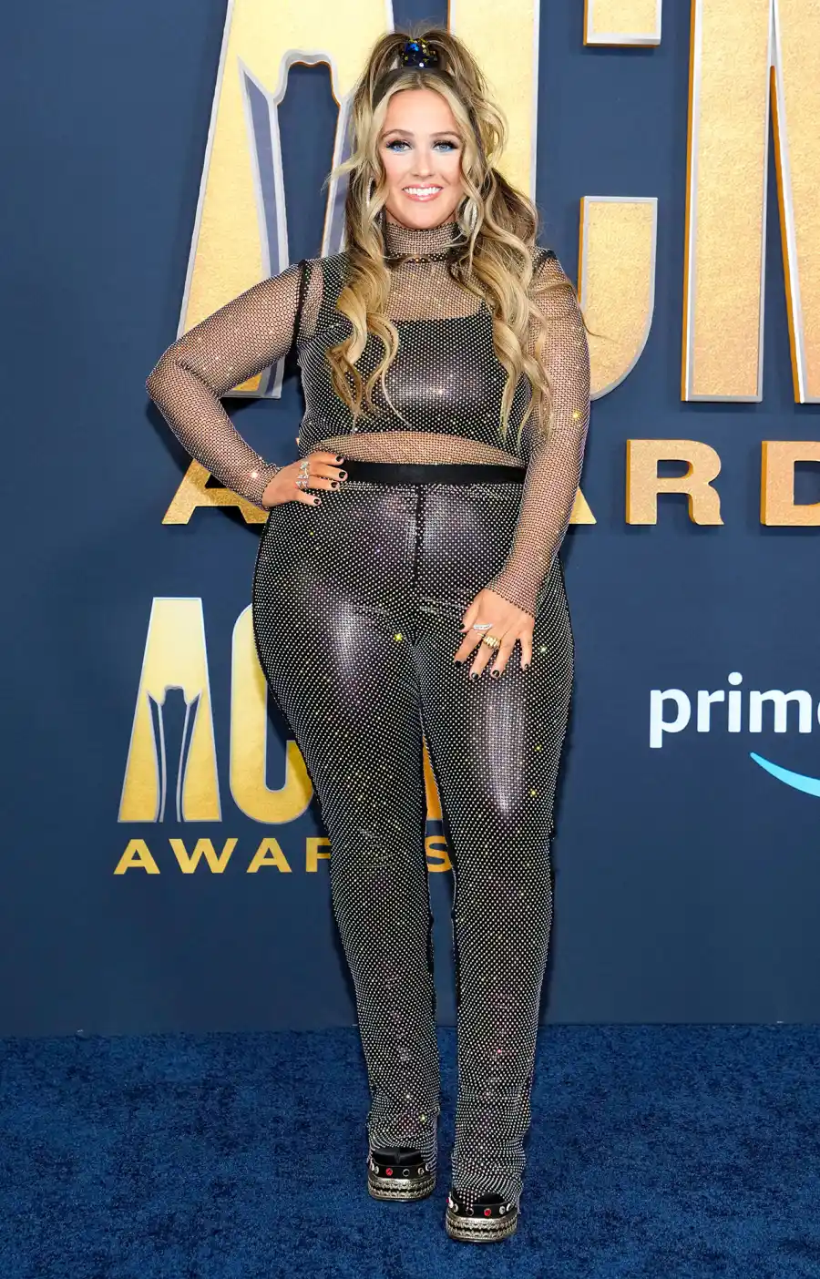 Priscilla Block ACM Awards 2022 Red Carpet Fashion