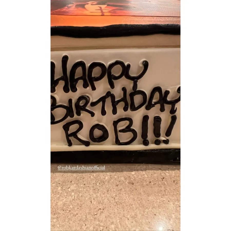 Rob Kardashian Family Hosts Batman Birthday Party Kourtney Kardashian Instagram