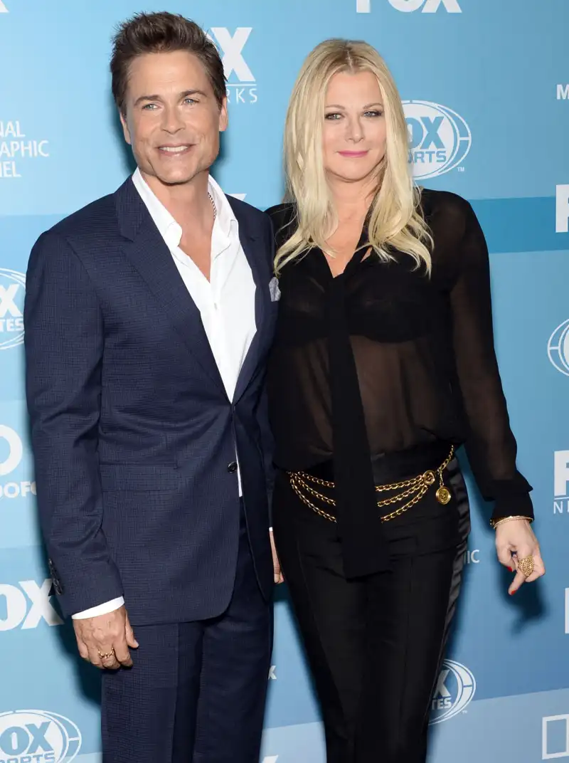 Rob Lowe and Sheryl Berkoffs Relationship Timeline