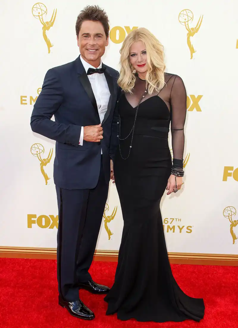Rob Lowe and Sheryl Berkoffs Relationship Timeline