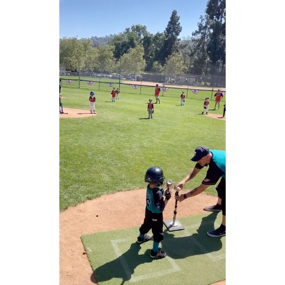 Sandlot Patrick Renna Son Flynn 4 Is Playing Baseball Call Me Coach