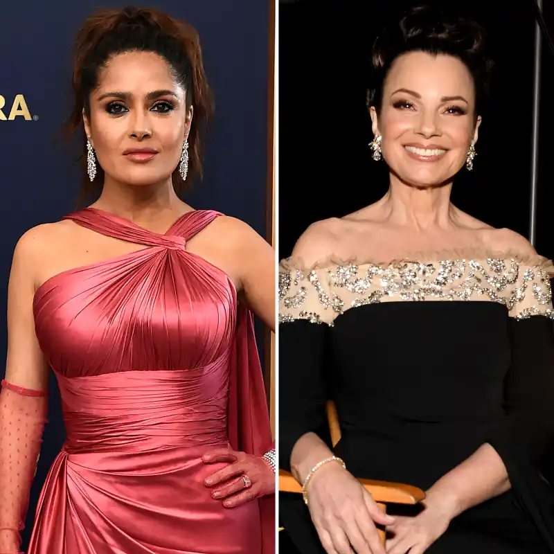 See Salma Hayek and Fran Drescher’s Wardrobe Malfunction at the SAGs