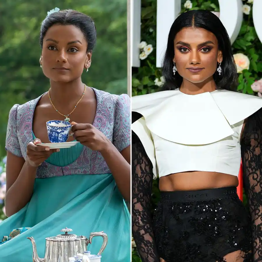 Simone Ashley Bridgerton Cast What Rege Jean Page Phoebe Dynevor and More Look Like in Real Life
