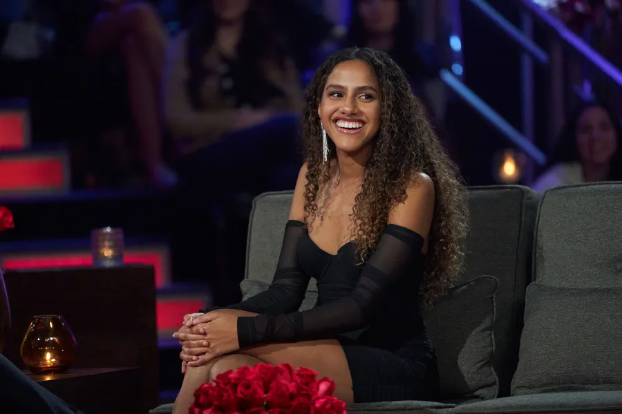 The Bachelor The Women Tell All Recap Clayton Echard Answers Burning Questions About Shanae and Sarah More Revelations