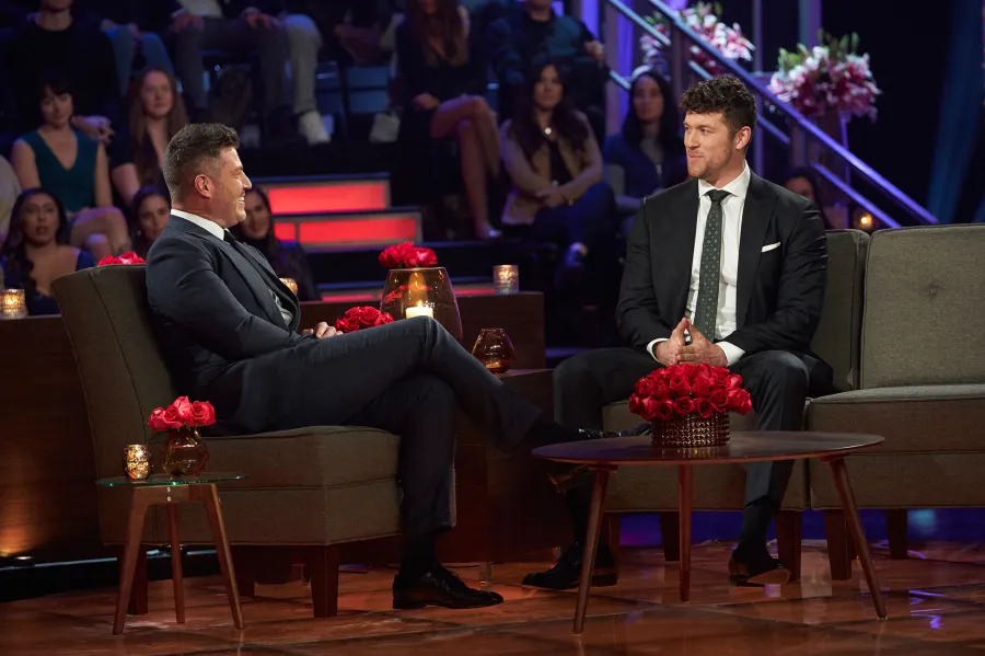 The Bachelor The Women Tell All Recap Clayton Echard Answers Burning Questions About Shanae and Sarah More Revelations
