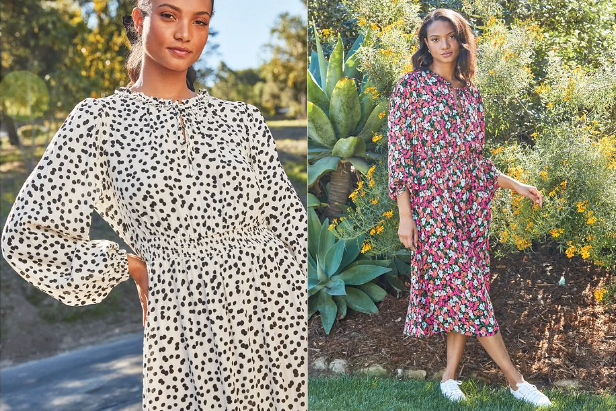 The Get Women's Poet Sleeve Midi Dress