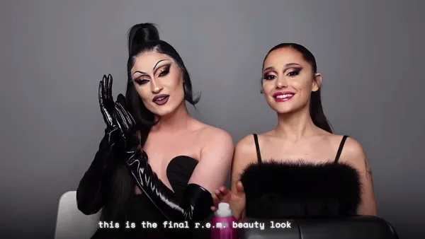 Watch Ariana Grande Get Drag Queen Inspired Makeover