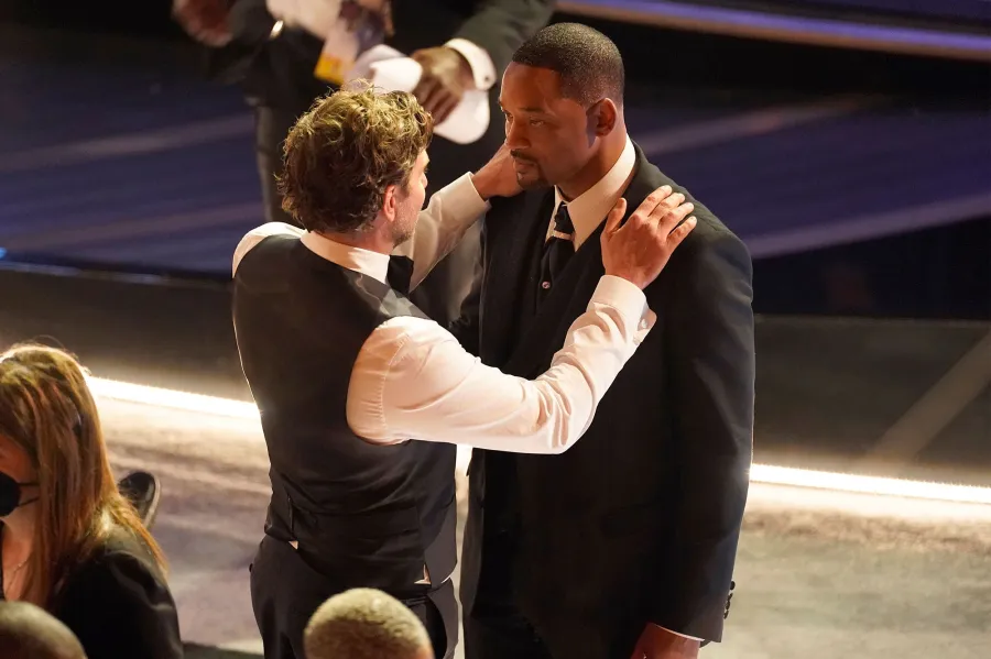 Will Smith Appeared to Be Consoled by Denzel Washington and Tyler Perry During 2022 Oscars Commercial Break