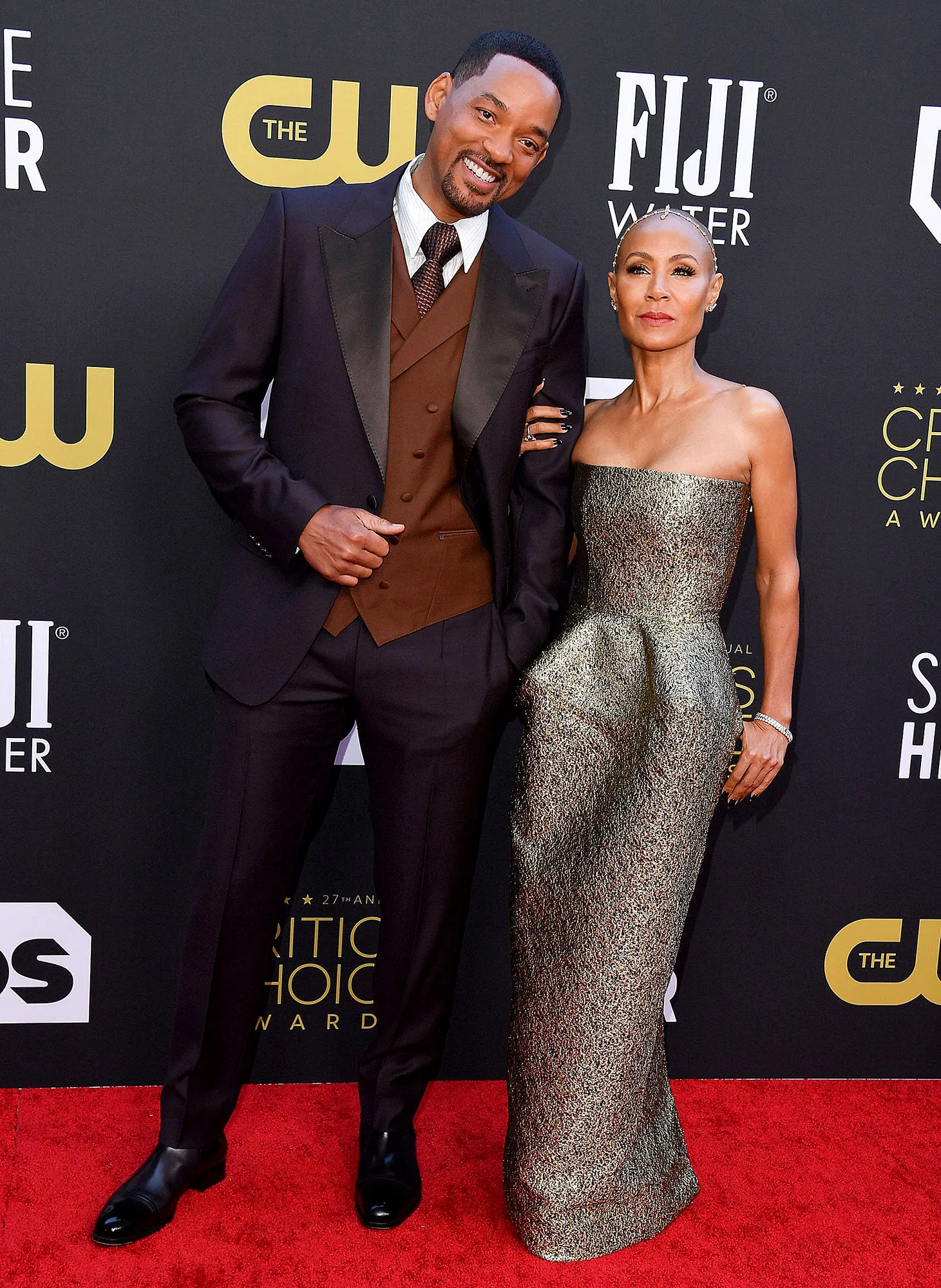 Will Smith and Jada Pinkett Smith Hottest Couples on the Critics Choice Awards 2022 Red Carpet Feature