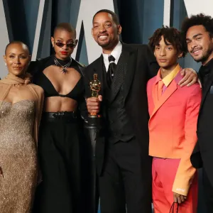 Will Smith's 3 Kids Support Dad at Vanity Fair Party After Oscars Drama