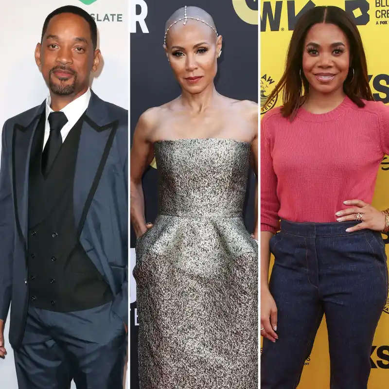 Will and Jada Pinkett Smith React to Regina Hall's Oscars Joke About Their Open Marriage