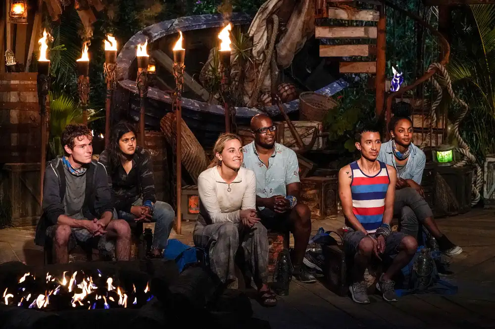 Zach Wurtenberger, Swati Goel, Tori Meehan, Rocksroy Bailey, Romeo Escobar, and Drea Wheeler Survivor 42 Zach Wurtenberger Exit Interview