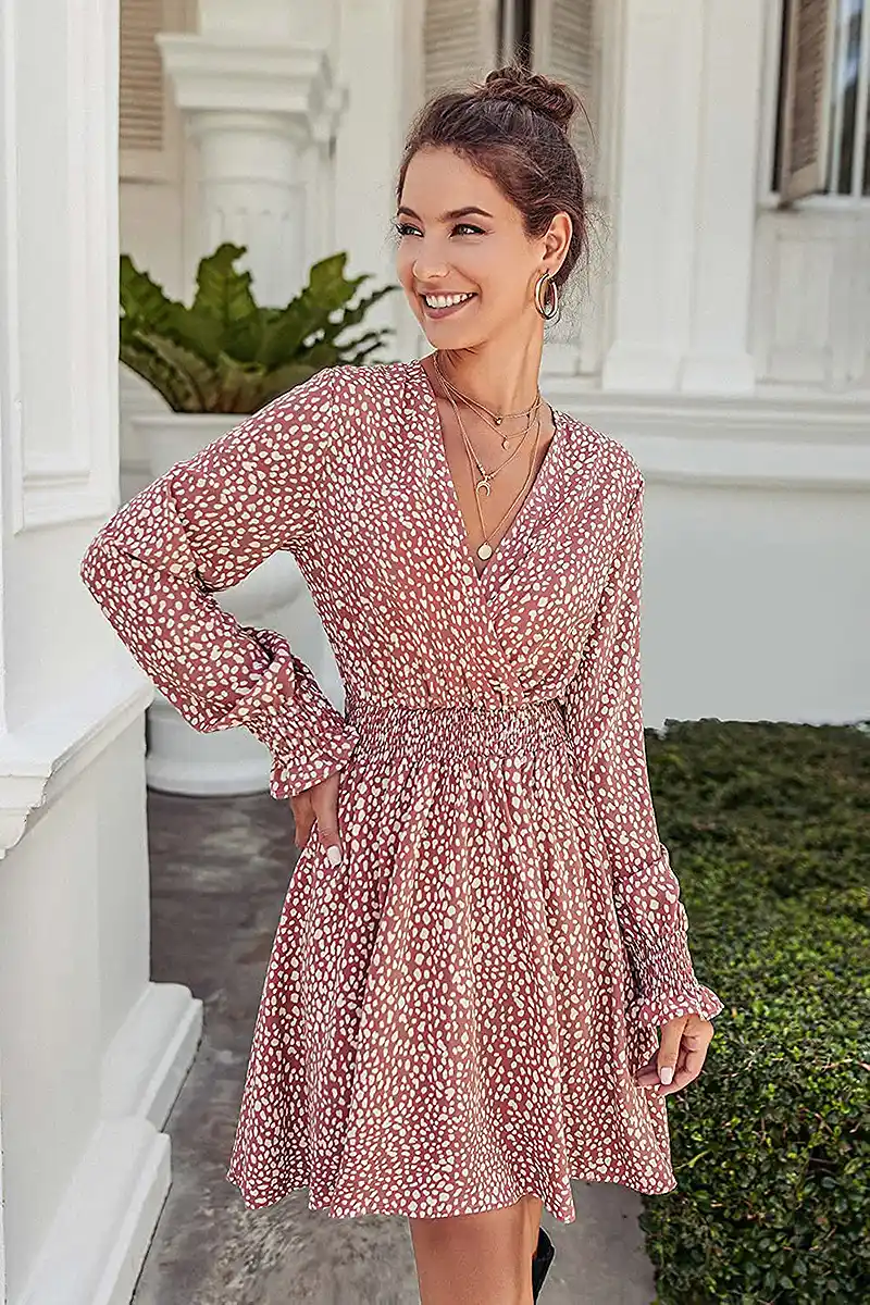 amazon-prettygarden-wrap-style-dress-pink