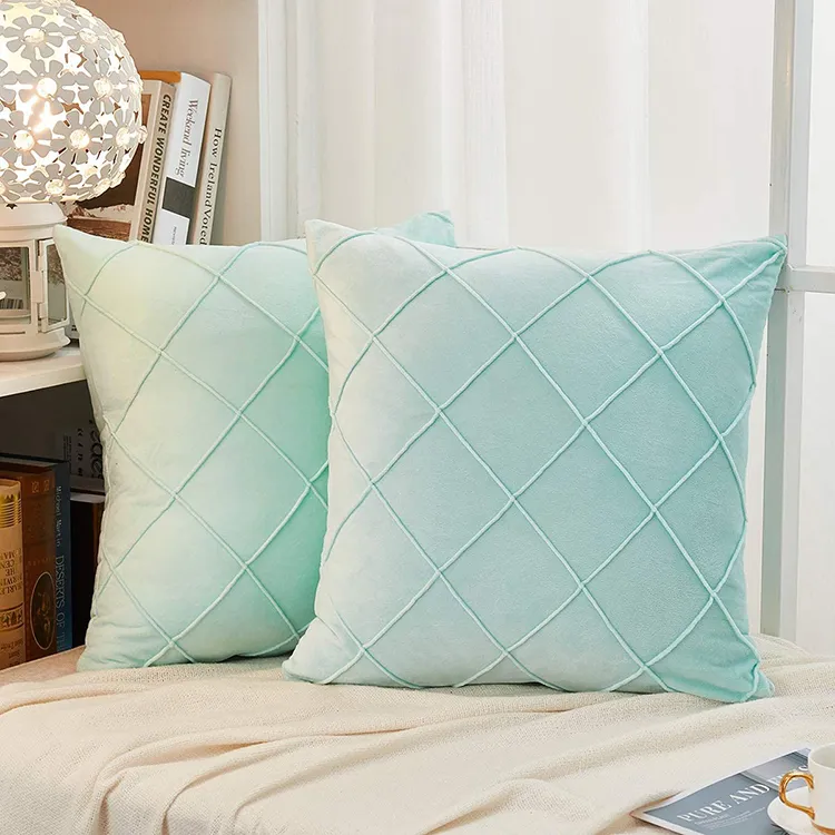 aqua throw pillows