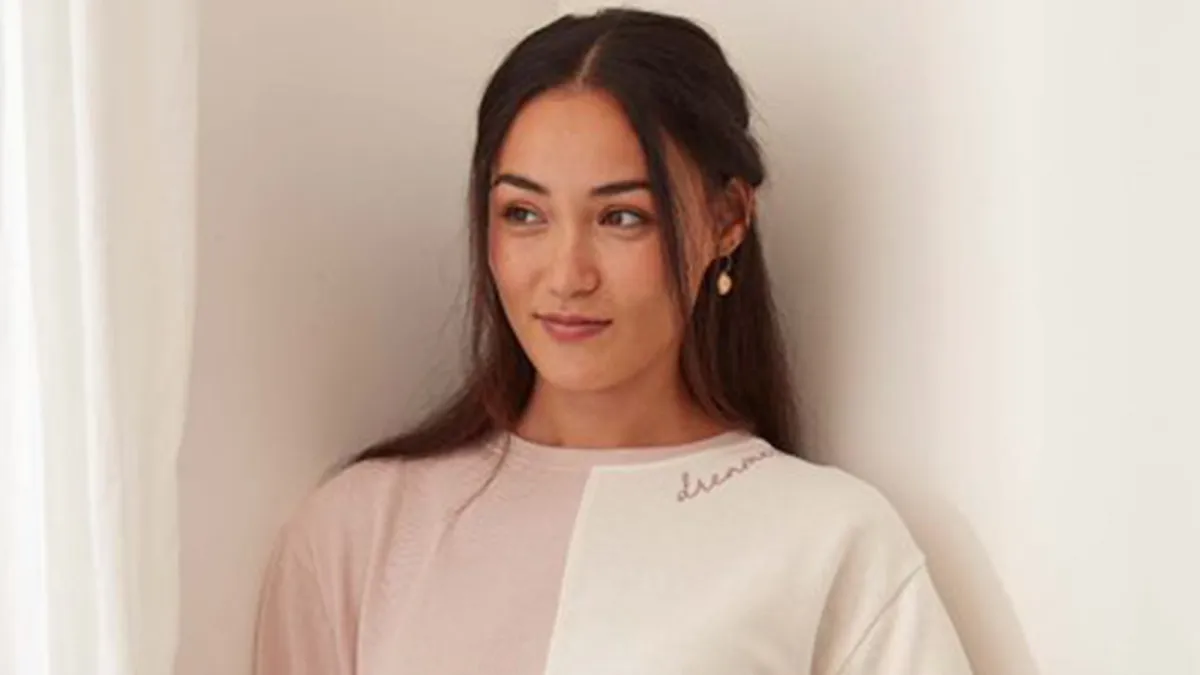 color block crewneck