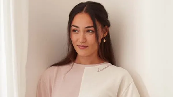 color block crewneck