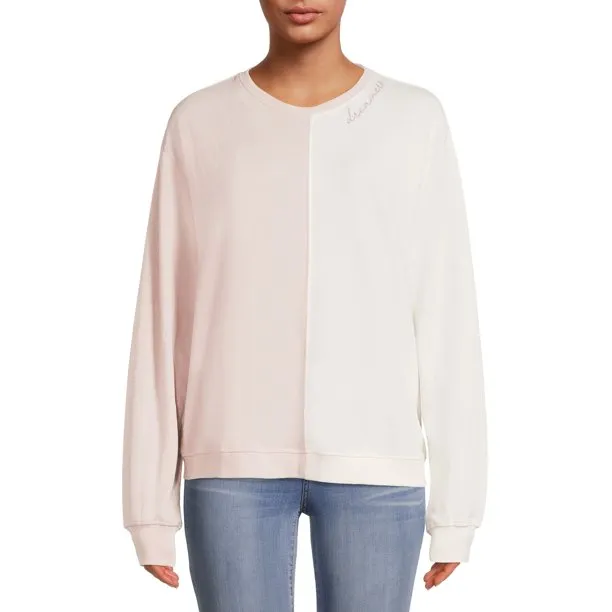 color block sweatshirt