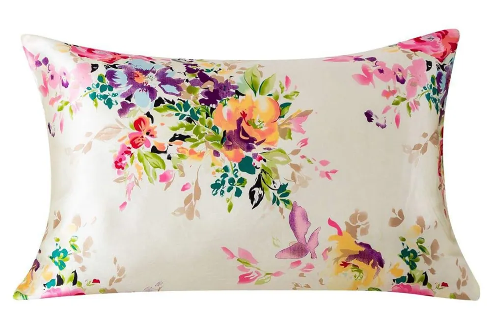 floral pillowcase