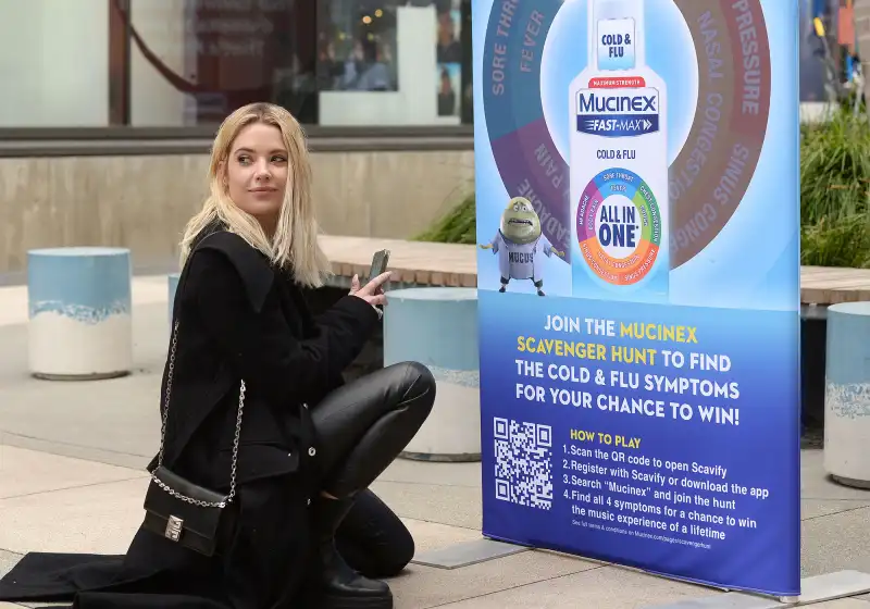 hot pics Ashley Benson Mucinex Scavenger Hunt at Santa Monica Place