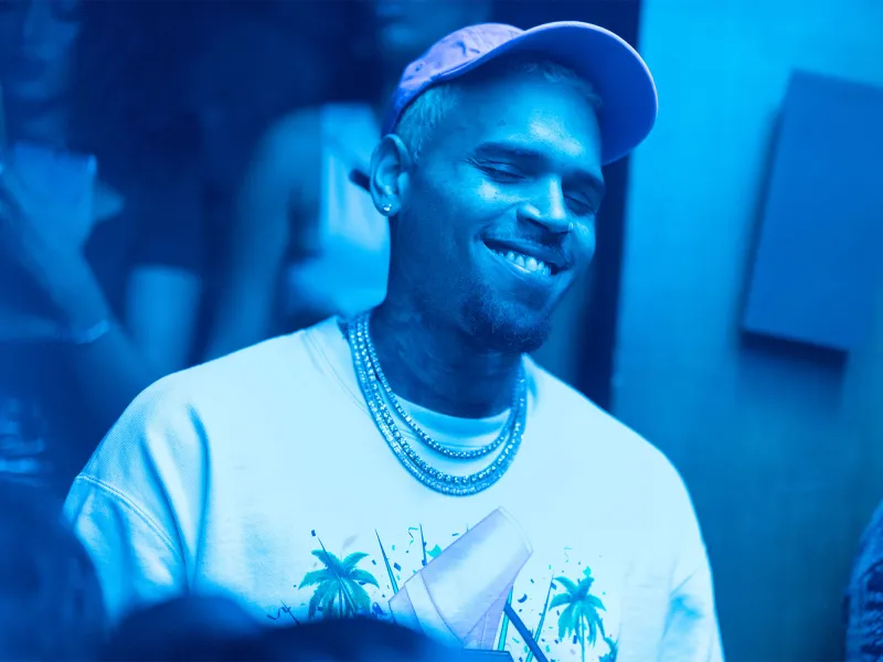 hot pics Chris Brown Saadiq by MADE at The Highlight Room