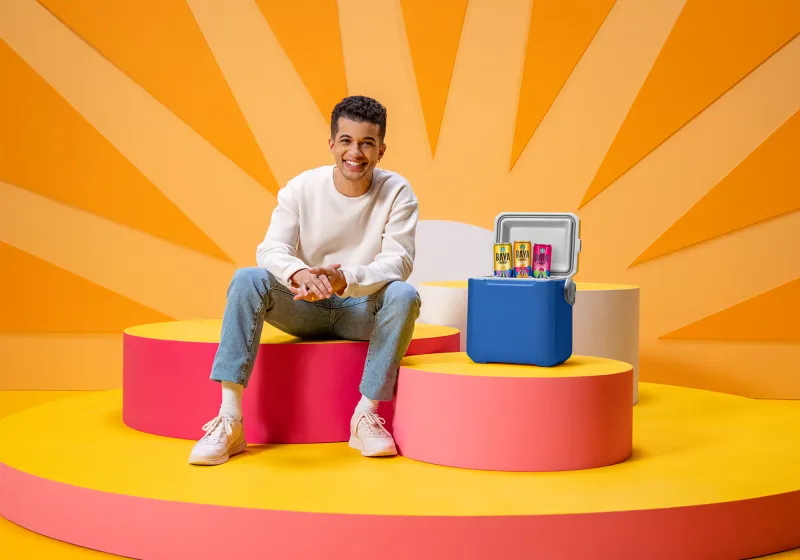 hot pics Jordan Fisher Starbucks BAYA™ Energy The Energy Makers Lab in New York