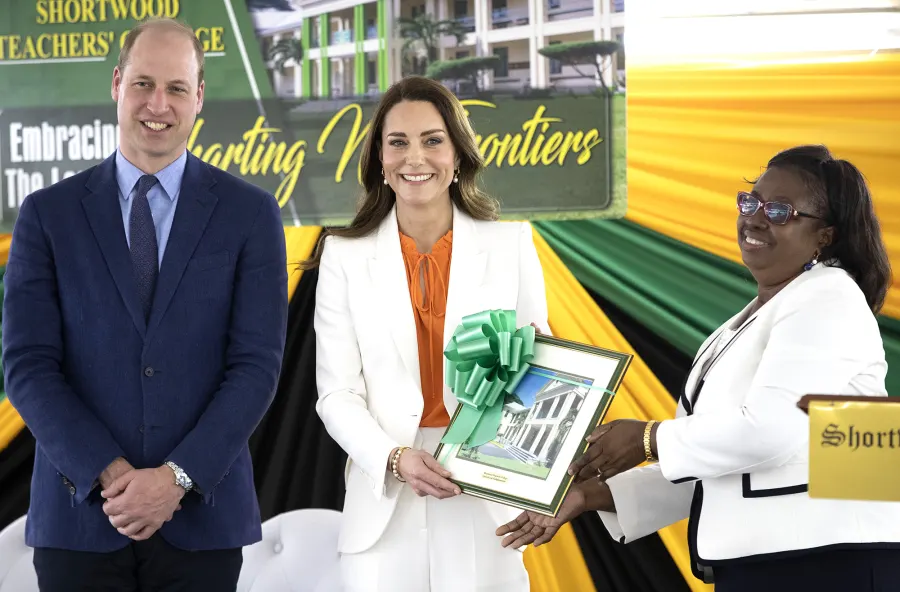 Catherine Duchess of Cambridge and Prince William Royal visit to the Caribbean - 23 Mar 2022