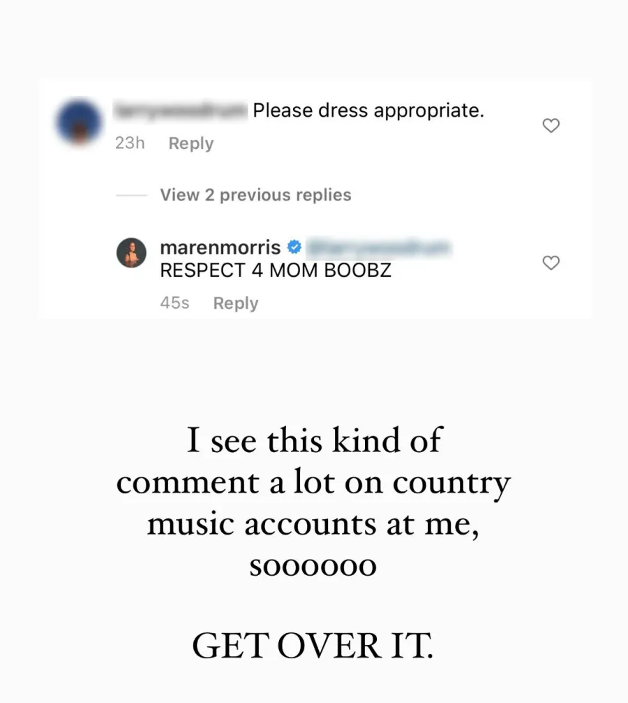 Maren Morris Defends Her Topless 'Playboy' Photoshoot From Critics: 'Respect for Mom Boobz’