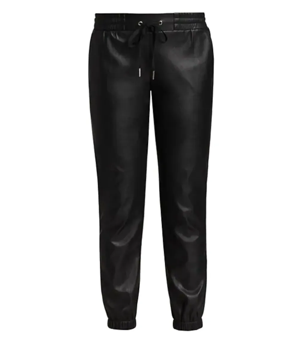 nphilanthropy Scarlett Faux Leather Joggers