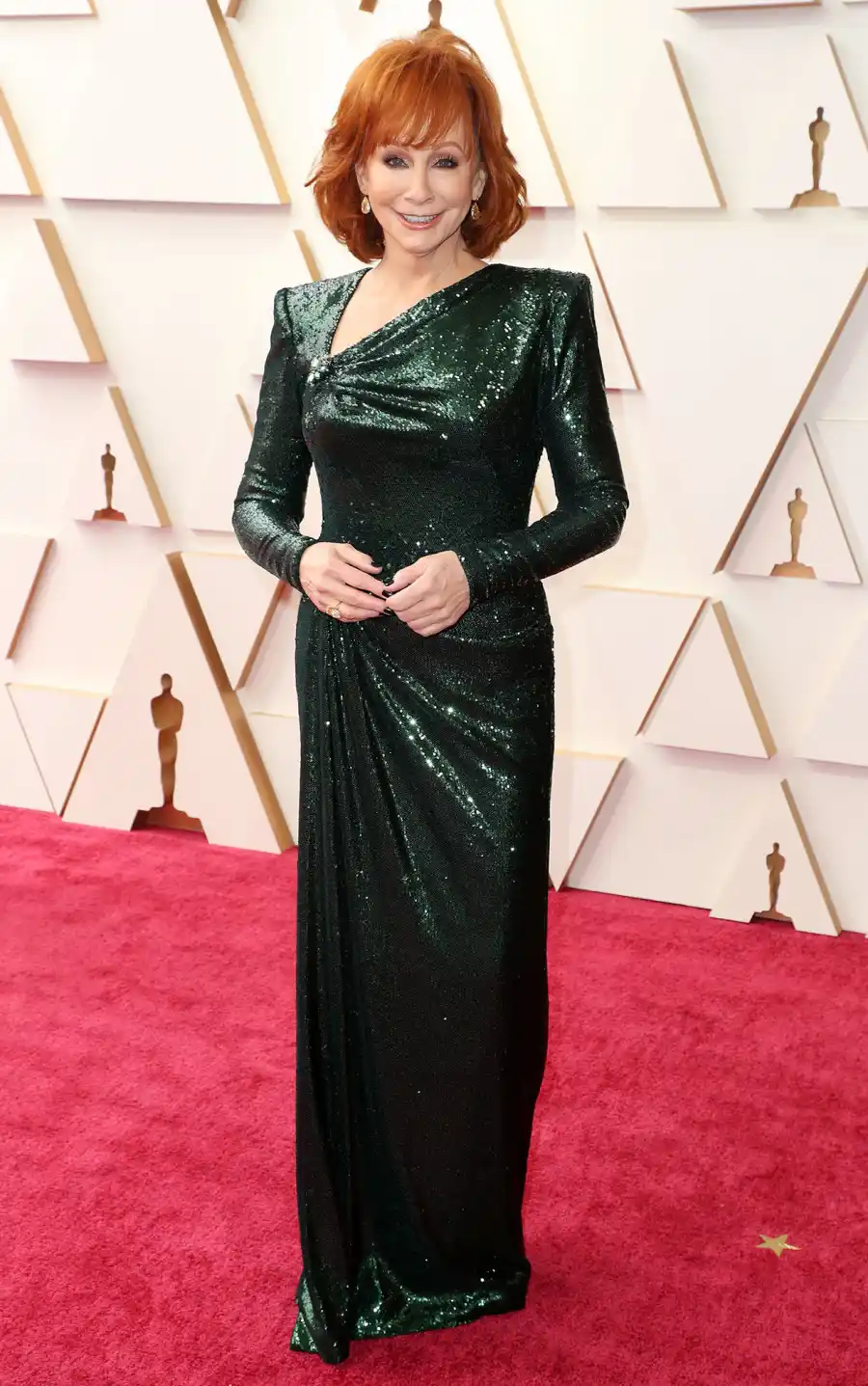 oscars 2022 red carpet Reba McEntire