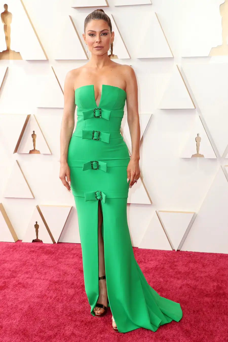 oscars 2022 red carpet Maria Menounos