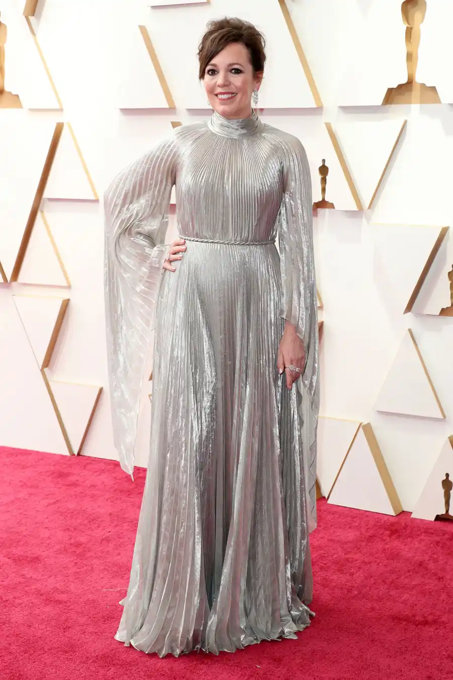 oscars 2022 red carpet Olivia Coleman
