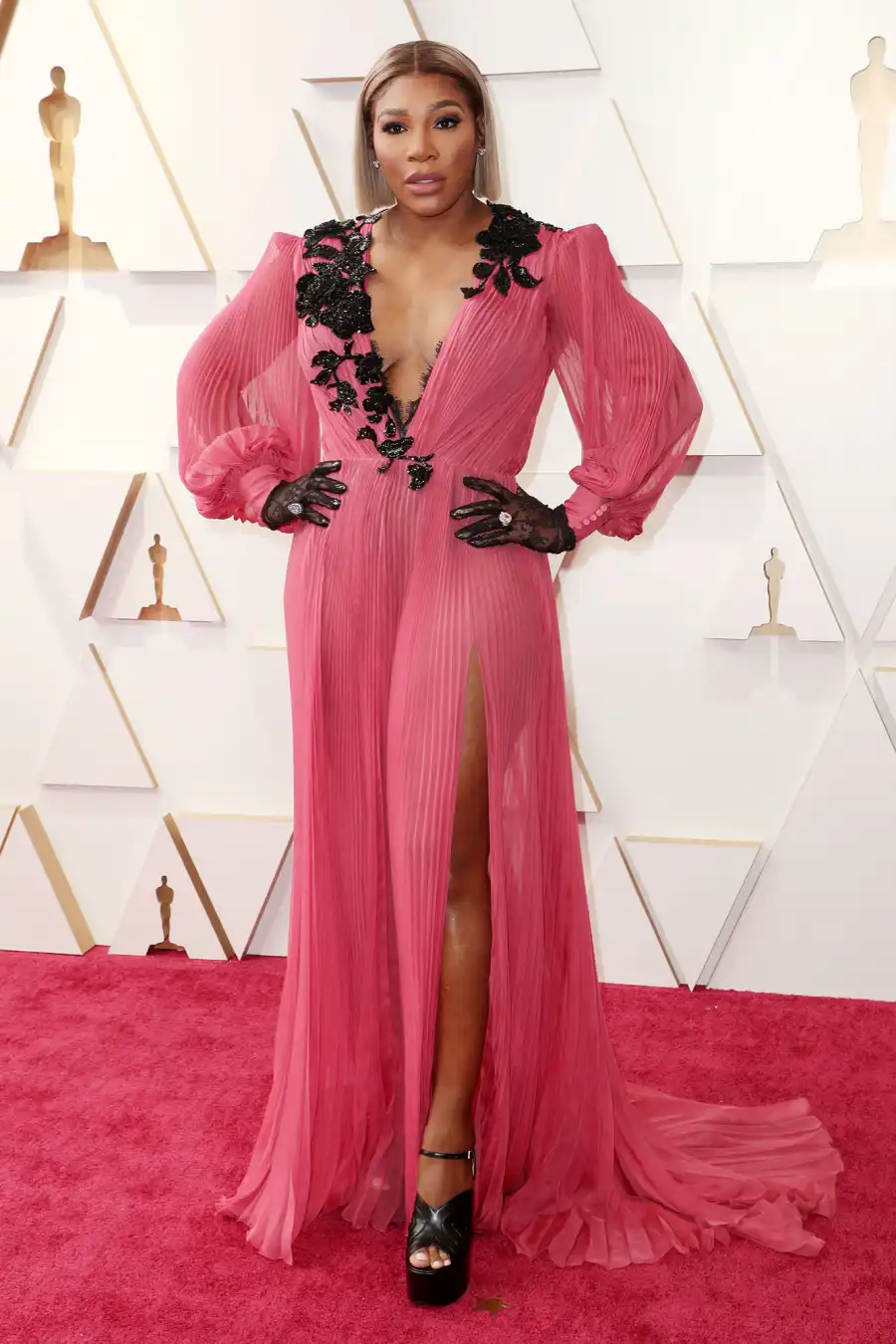 oscars 2022 red carpet Serena Williams