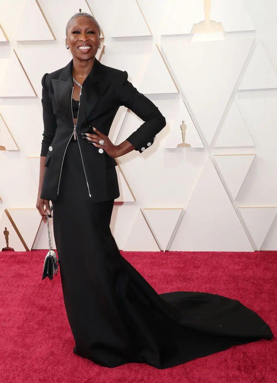 oscars 2022 red carpet Cynthia Erivo