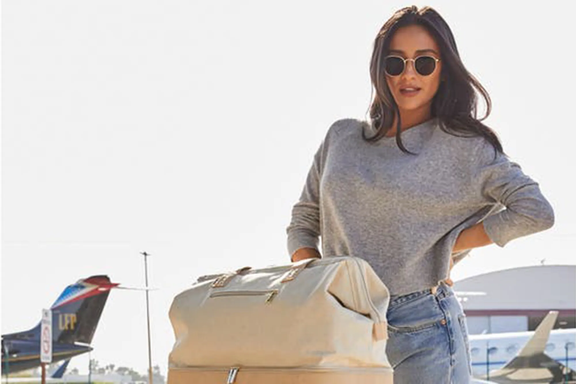 Shay Mitchell travel tote