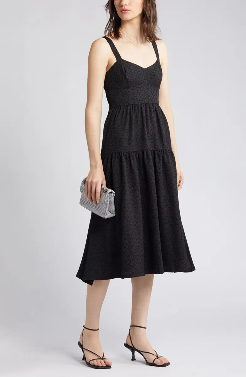 Chelsea28 Darling Flounce Sleeveless Dress