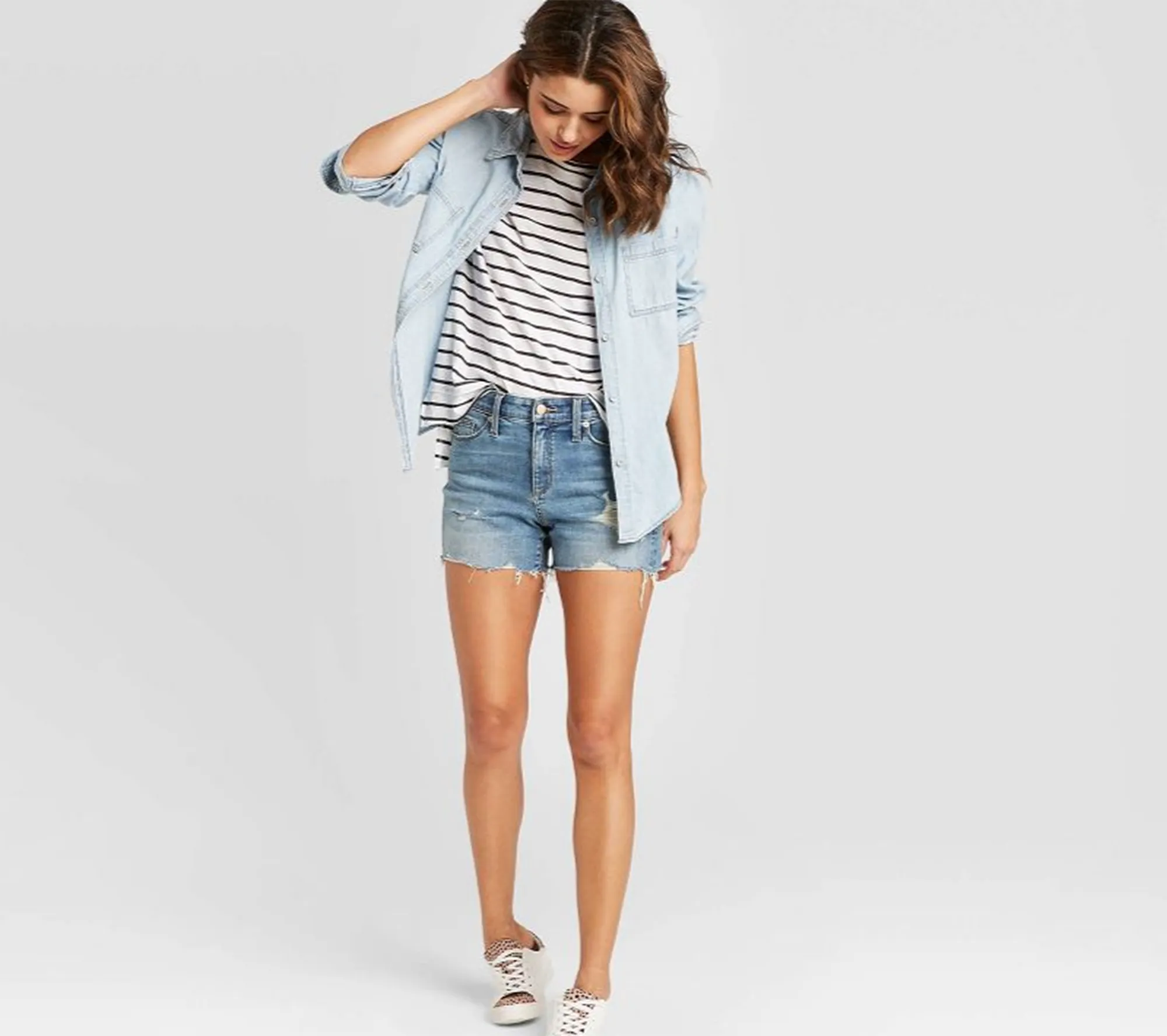 target-universal-thread-midi-denim-shorts