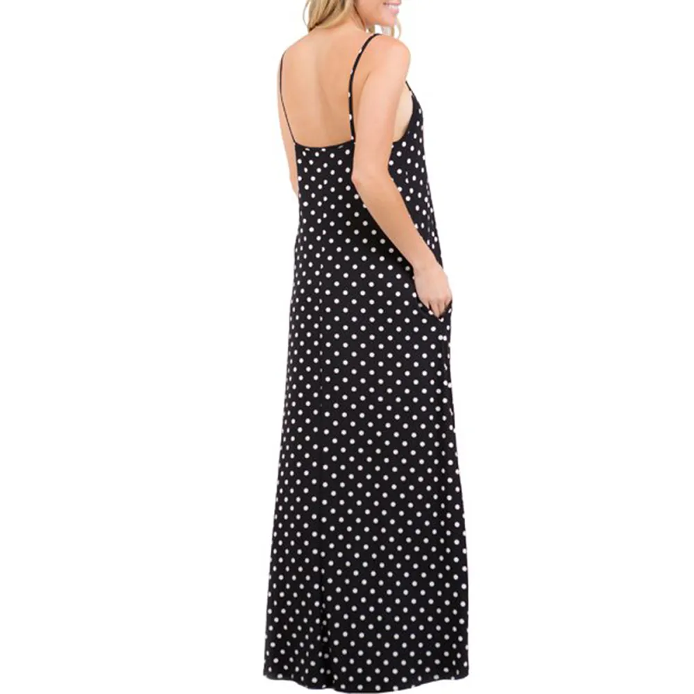walmart-doublji-maxi-dress-black-dot
