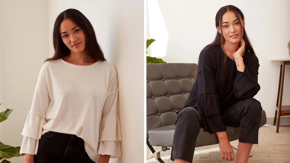 walmart-lemon-bloom-tiered-sleeve-top