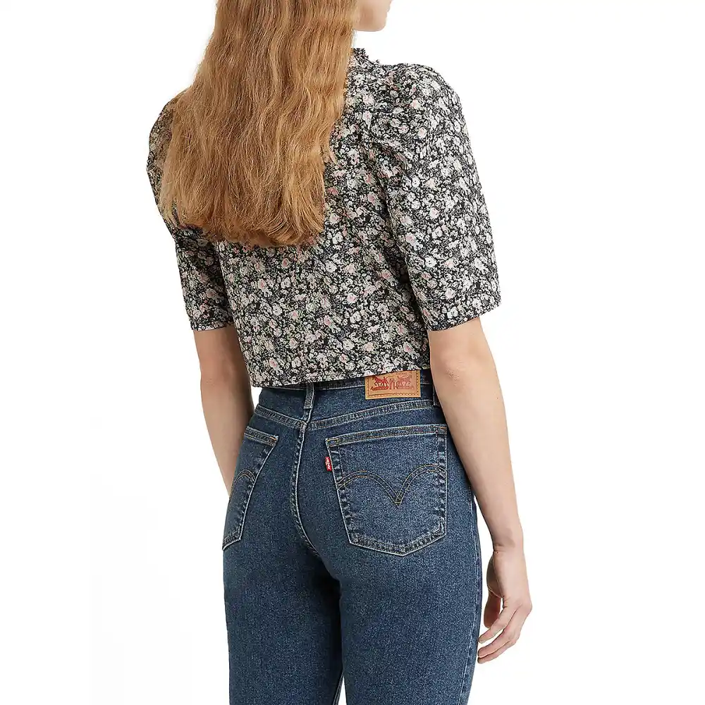 walmart-levis-floral-blouse-black