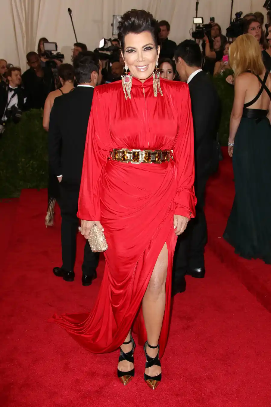 2015 Kris Jenner History of the Kardashian-Jenner Met Gala Fashion Moments