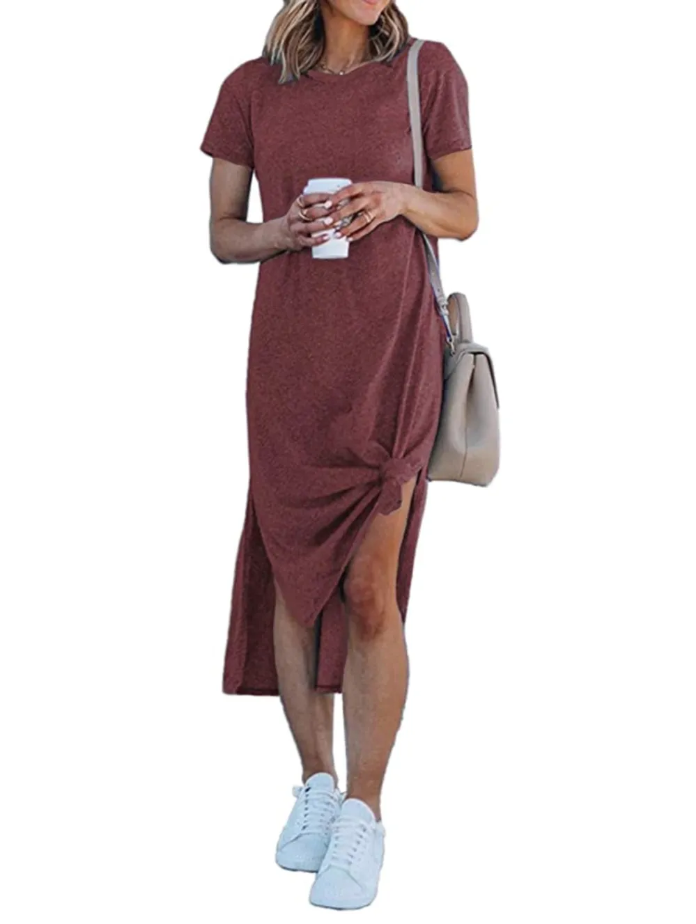Alaster Women&rsquo;s Casual T-Shirt Midi Dress