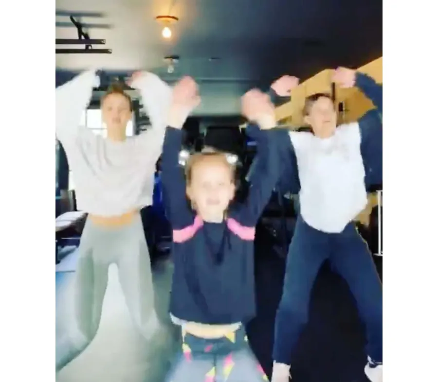 All Family Celebrities Who Work Out With Their Children