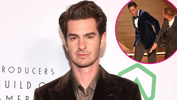 Andrew Garfield Seemingly Mimics Will Smiths Slap After Oscars