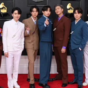 BTS Collaborates With Olivia Rodrigo at Grammys 2022 Minutes After Saying They Want to Work With Her