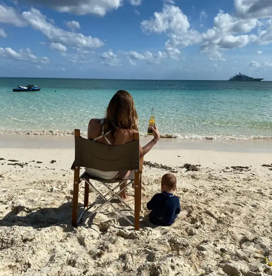 Beach Baby! See Katharine McPhee's Cutest Photos With Son Rennie