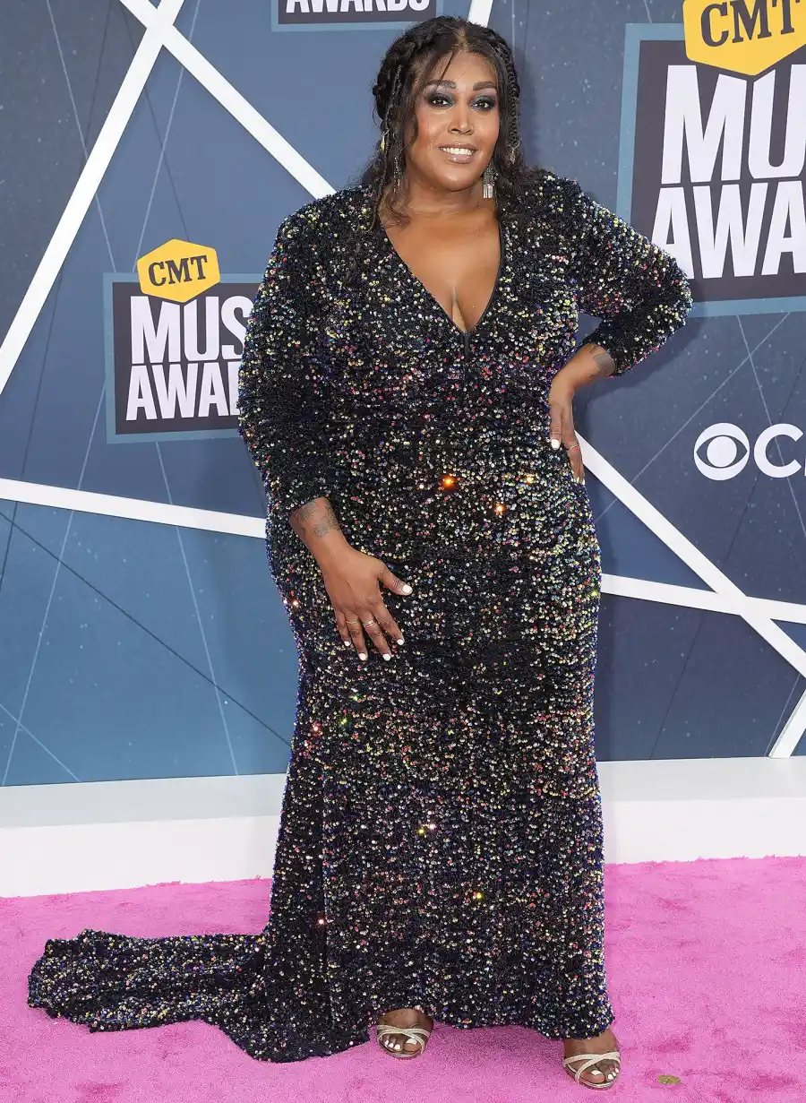 Brittney Spencer CMT Music Awards 2022 Red Carpet Fashion
