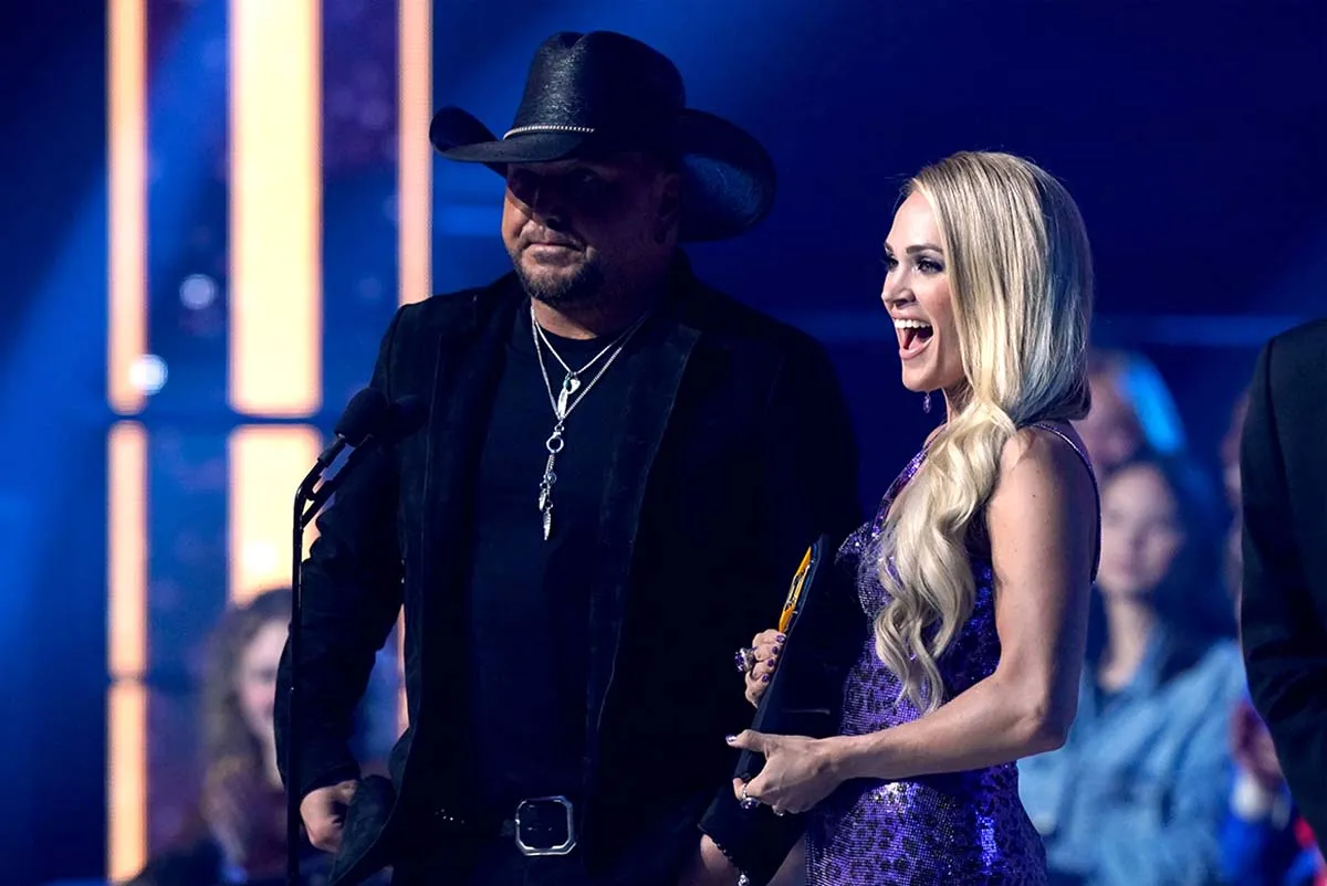 Carrie Underwood Jason Aldean Win Video Year CMT Music Awards 2022